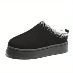 Women's Plush Lined Ankle Boots Platform Warm Snow Boots