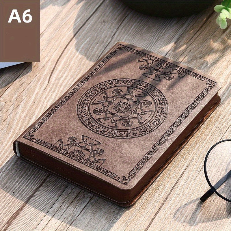 Vintage A6 Hand Drawn Notebook for Students & Office - Writing & Journaling