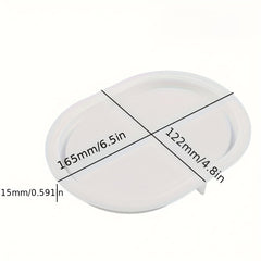 DIY Elliptical Flower Pot Base Storage Tray Silicone Mold