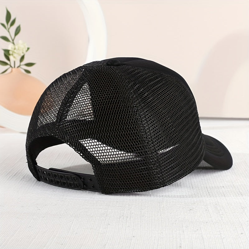 Casual Capybara Mesh Stitching Cap Sun Protection for Summer Holiday
