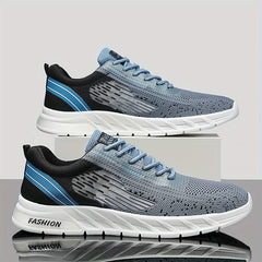 Men's Lace up Sneakers Comfortable Walking Shoes