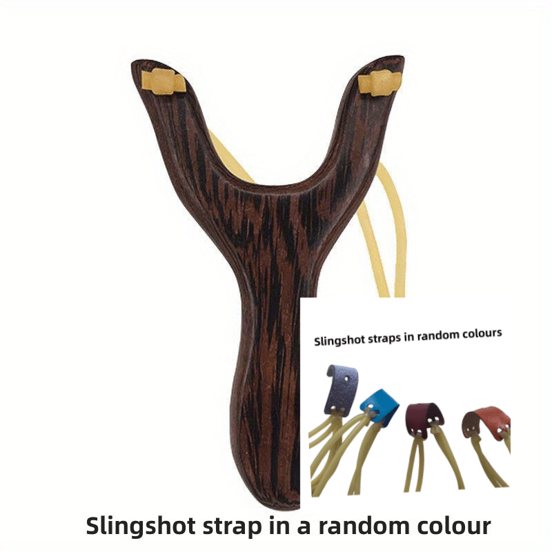 Solid Wood Slingshot for Outdoor Sports Camping Shooting