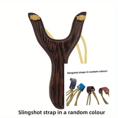 Solid Wood Slingshot for Outdoor Sports Camping Shooting