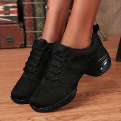 Women's Mesh Breathable Air Cushion Dance Sports Shoes Lightweight Non slip