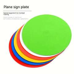 10pcs Non Slip Rubber Agility Markers Flat Field Cones for Sports Training
