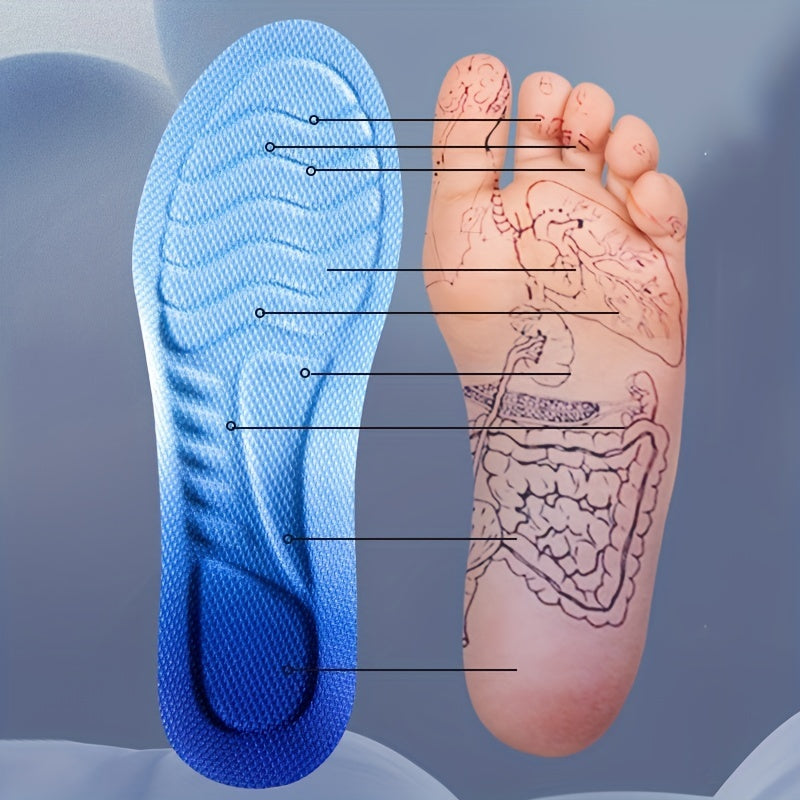 Soft High Elasticity Sport Insoles Arch Support Running Insoles