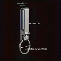 Titanium Alloy Keychain Belt Buckle for Hiking