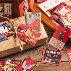 40pcs Japanese Style Stickers Pack DIY Scrapbooking Crafts