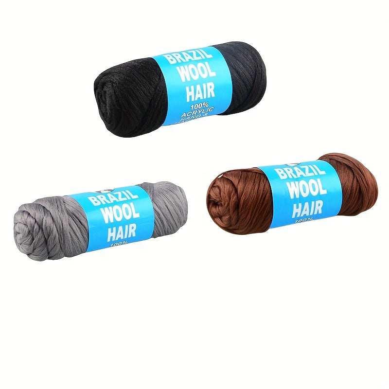 70g Brazilian Wool Hair For Braiding Desire For Hair Yarn African Wig Hair Braid