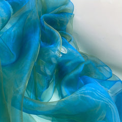Gradient Organza Fabric for DIY Clothing Craft Hanfu Dress, 1pc