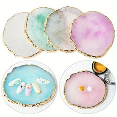 Resin Nail Art Palette Nail Gel Makeup Display Board