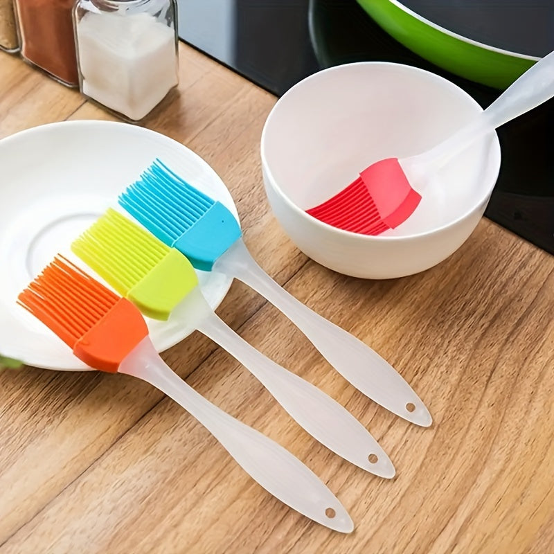 6pcs Silicone BBQ Baking Food Brush High Temp Resistant