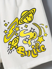 Cartoon Space Planet Boys Comfortable Shorts