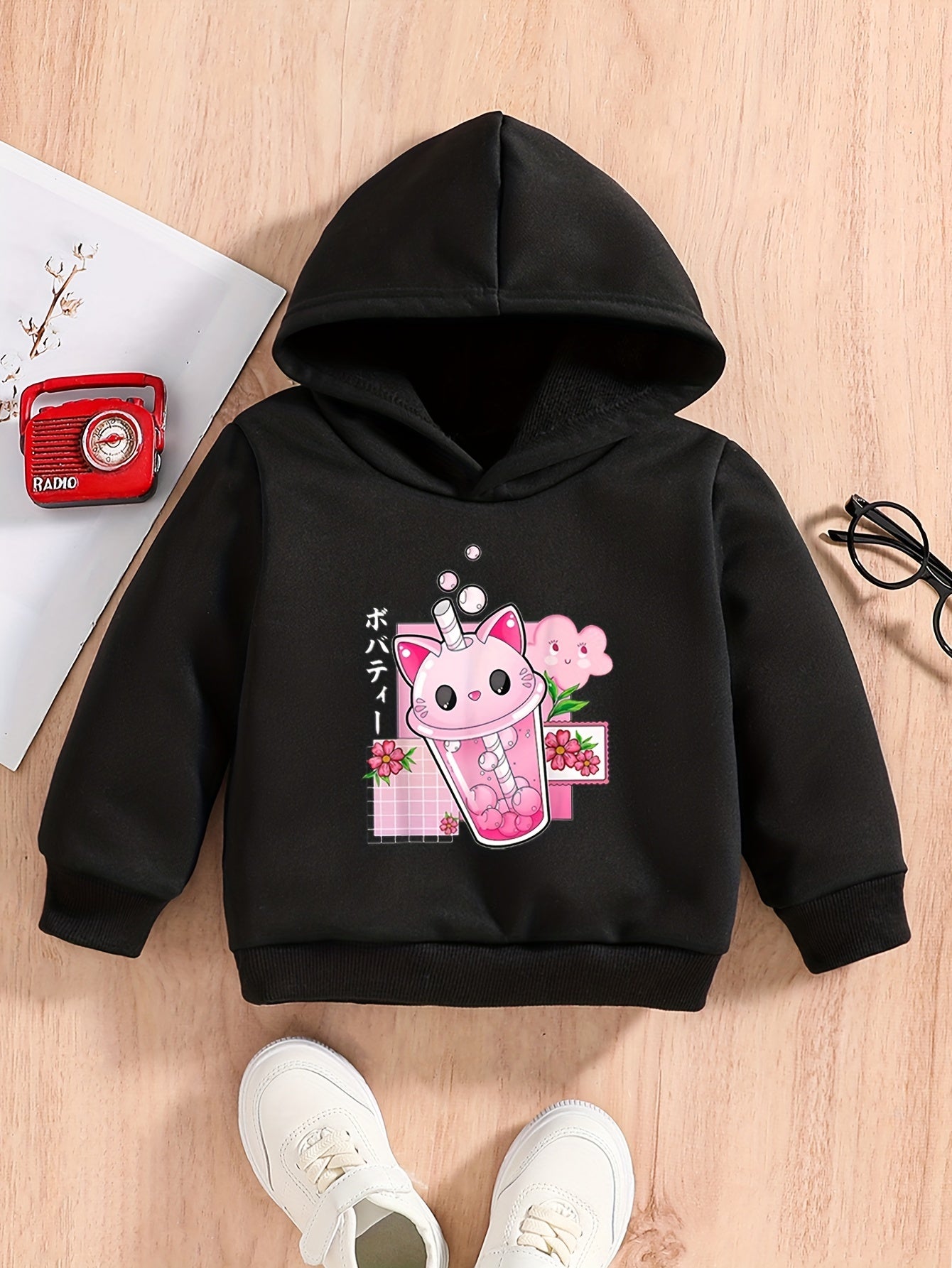 Baby Cartoon Graphic Sweatshirt Kids Hoodie