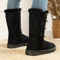 Women's Non Slip Winter Snow Boots Warm Platform High Tube Boots