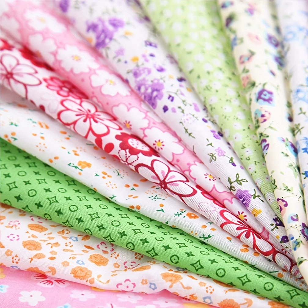 56pcs Floral Printed Cotton Squares Fabric for Quilting DIY Craft Scrapbooking