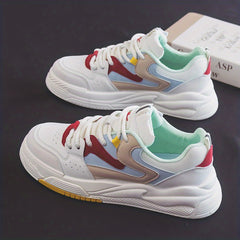Men's Chunky Sneakers Lace-Up Skate Shoes