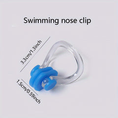 4pcs Swimming Nose Clips Soft Comfortable Aid Equipment Nose Plugs for Swimming