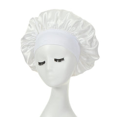 Silk Sleep Cap Silk Hair Bonnet Head Cover For Girls And Women