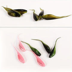 20pcs Small Tadpole Soft Bait Colorful 0.7g for Bass Minnow Fishing