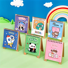 Cartoon Mini Desk Calendar Planner Student Creative Desktop Decoration