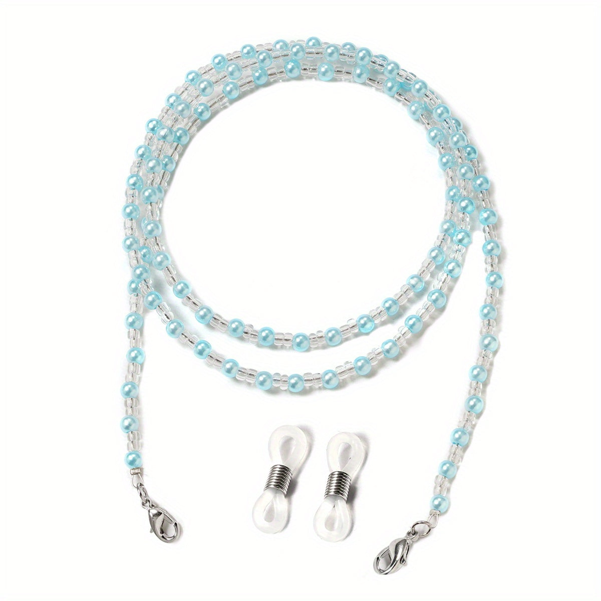 Pearl Beaded Glasses Chain Eyeglasses Lanyard Strap Face Cover Retainer