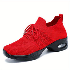 Women's Breathable Jazz Sneakers Lightweight Non slip Dance Shoes