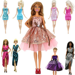 Fashionable Doll Dress Up Party Dress Doll Accessory