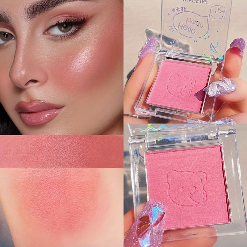 Matte Monochrome Blush Highlighter Palette Natural Milk Apricot
