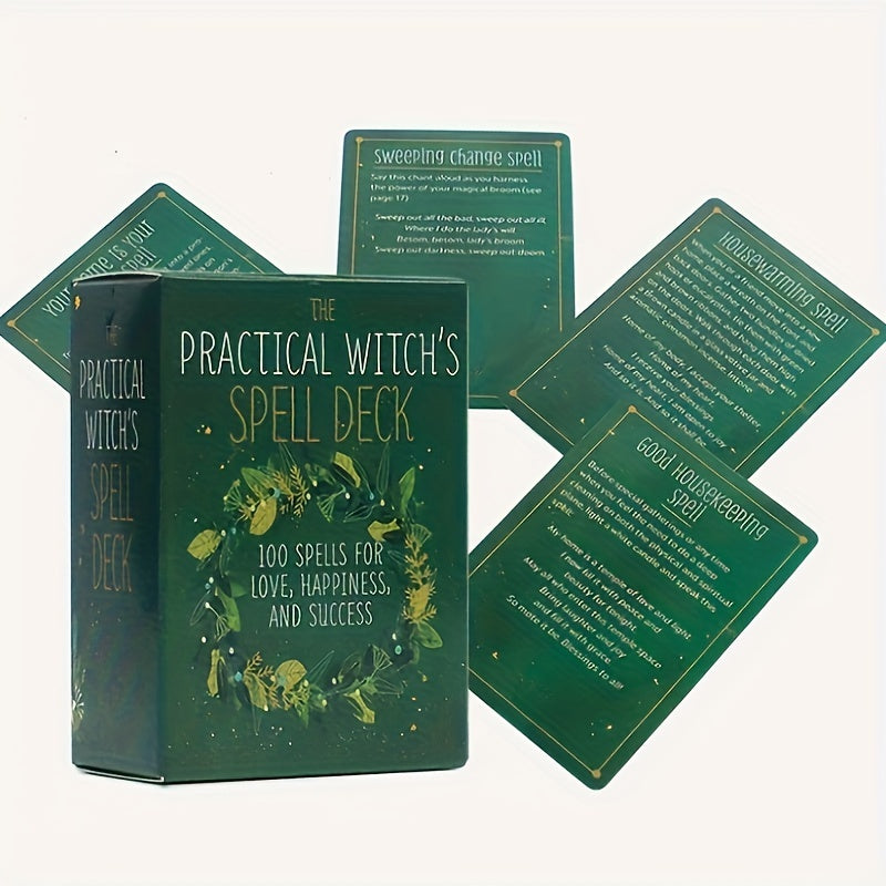 100 Spells For Love Happiness & Success Practical Witch's Spell Deck