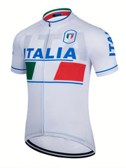 Men's Quick Dry Cycling Jersey with Rear Pocket