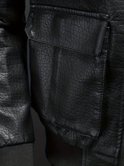 Men's Eagle Embroidered Cycling Jacket With Pocket
