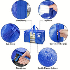 Extra Large Moving Bags HeavyDuty Storage Tote Waterproof Large Capacity Hou