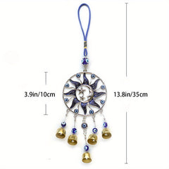 Wind Chime Pendant Eyes Bell Ornament Star Moon Devil Eye Jewelry
