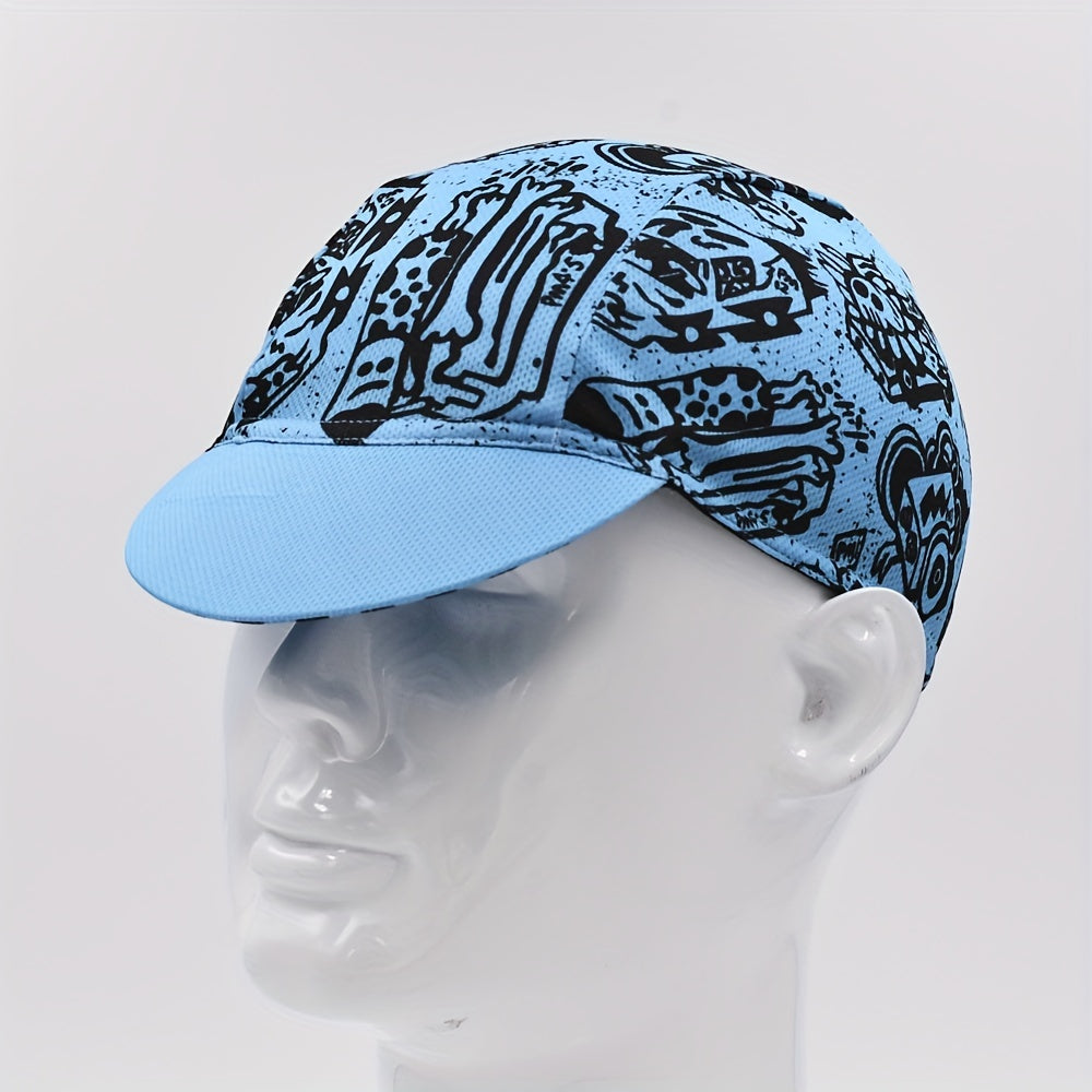 Cycling Cap Under Helmet Skull Cap Halloween Party Sun Hat Brim Cap