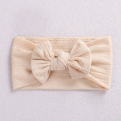5pcs Nylon Baby Soft Bow Headband