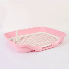 Dog Potty Toilet with Pee Post and Pad Holder