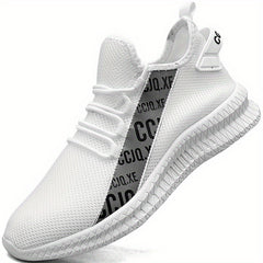 Men's Casual Mesh Lace-up Sneakers Anti-skid Shoes