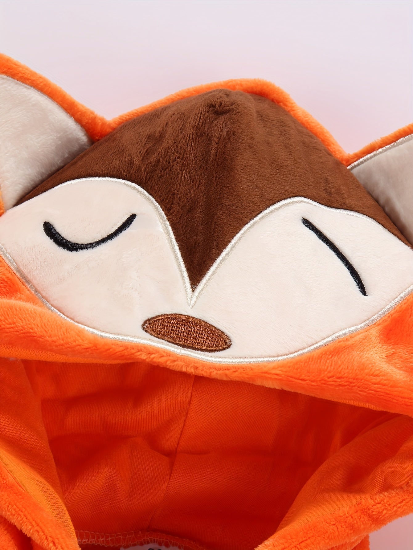 Baby Fox Flannel Romper Halloween Jumpsuit