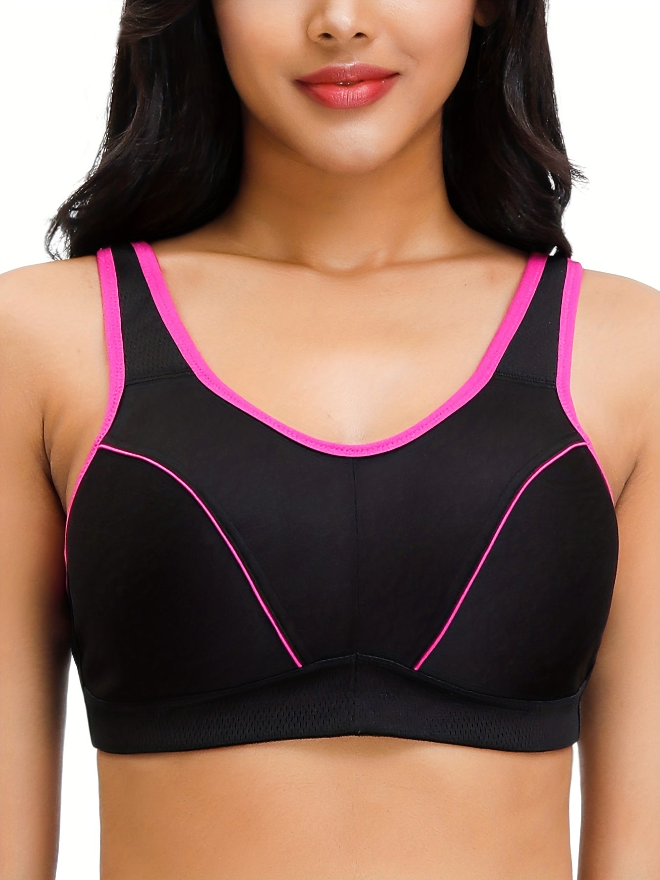Women's Colorblock Wireless Sports Bra