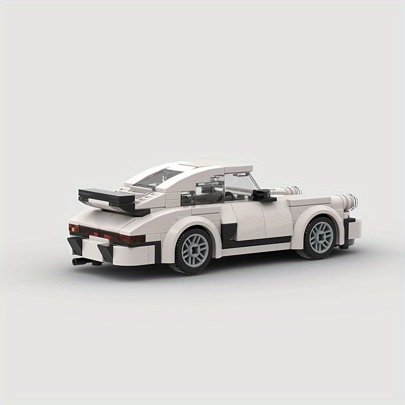 Retro Supercar Building Block Toy Model Display for Boys & Adults