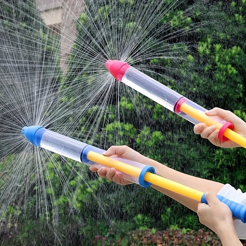 Water Spray Gun Toy for Kids Outdoor Water Fun Pink & Yellow