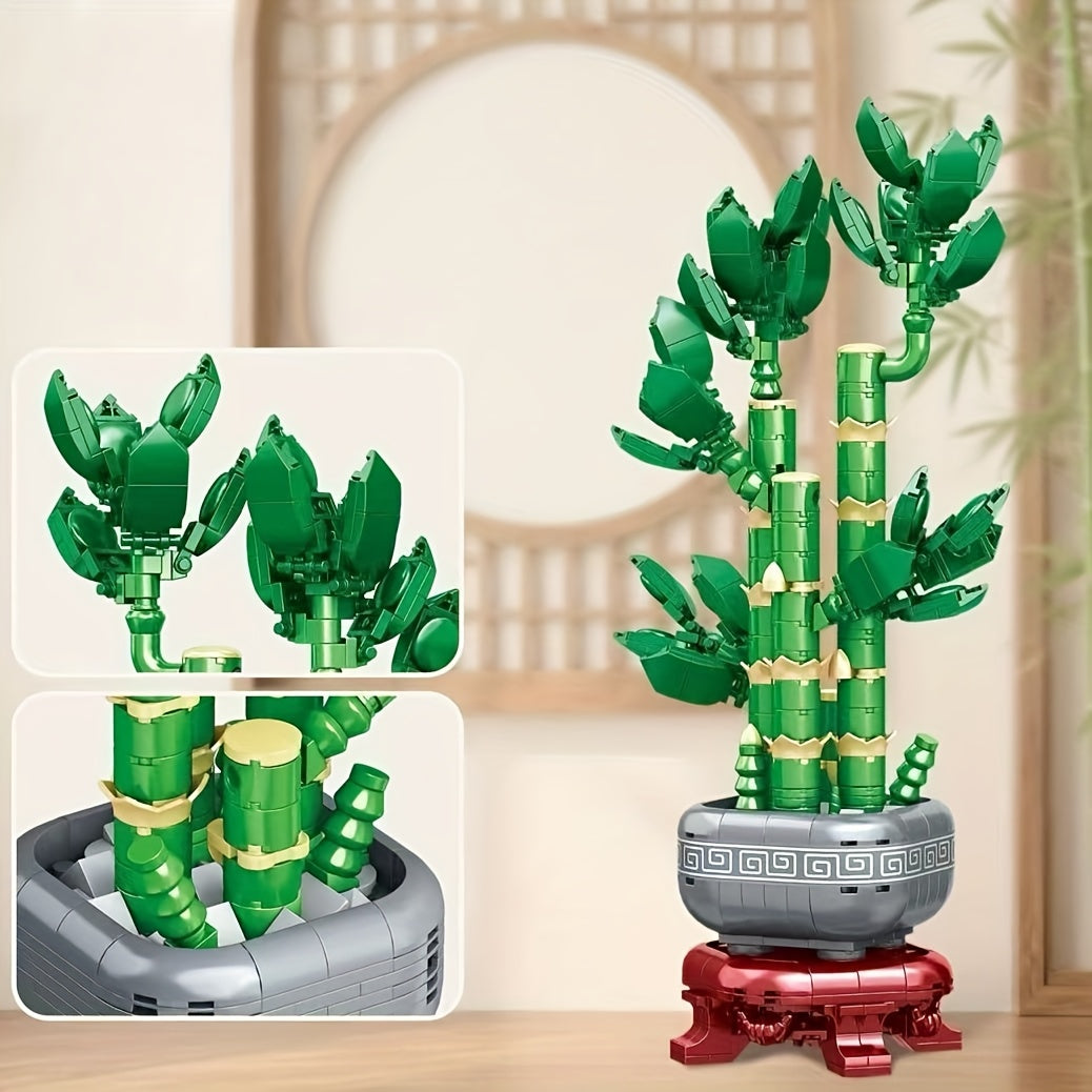 1000 pcs Bamboo Building Blocks Adult Collection Office Decoration