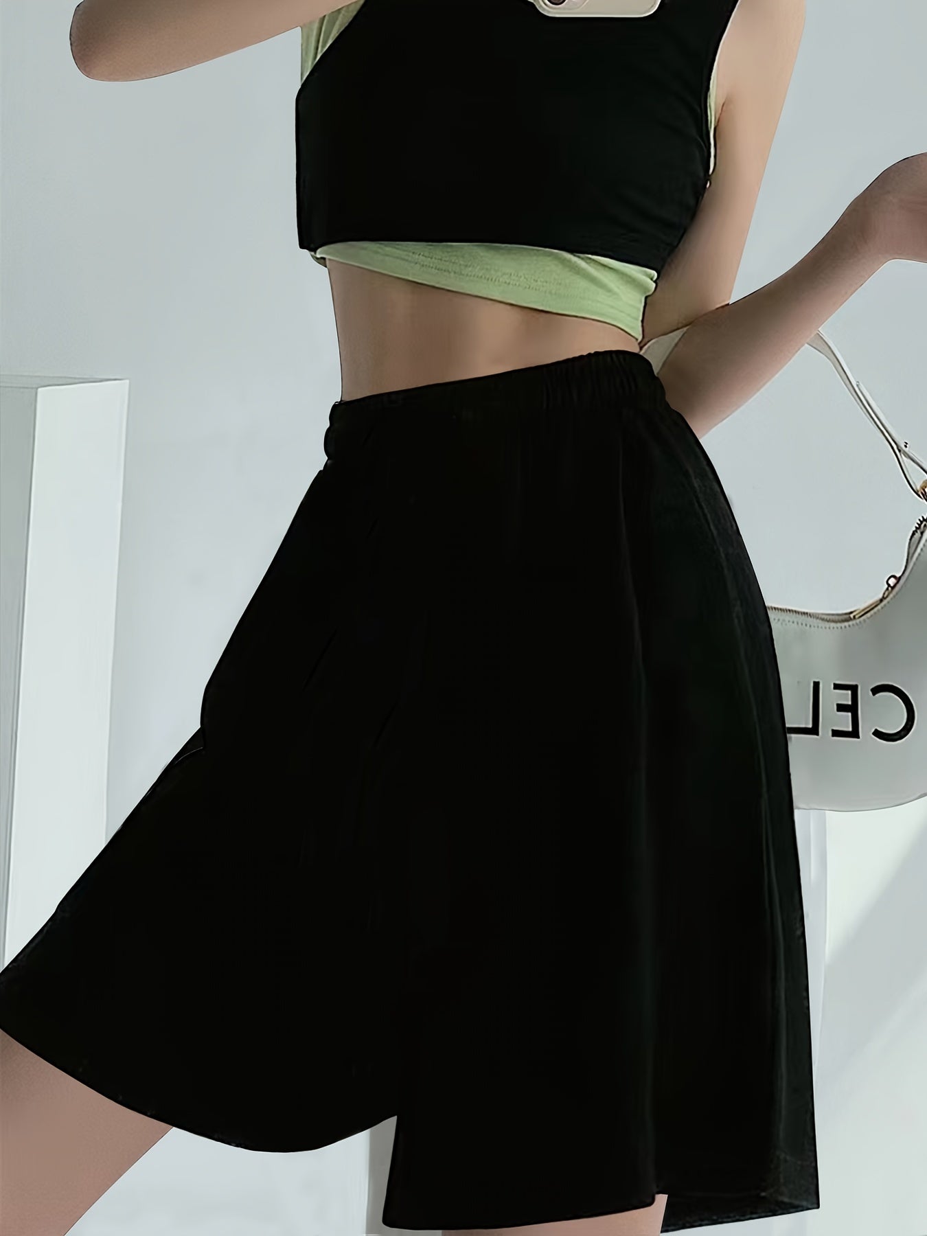 Women's Sports Solid Shorts for Spring & Summer