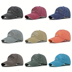 YORK Embroidery Baseball Cap Sports Hat Adjustable Sunscreen Dad Hats