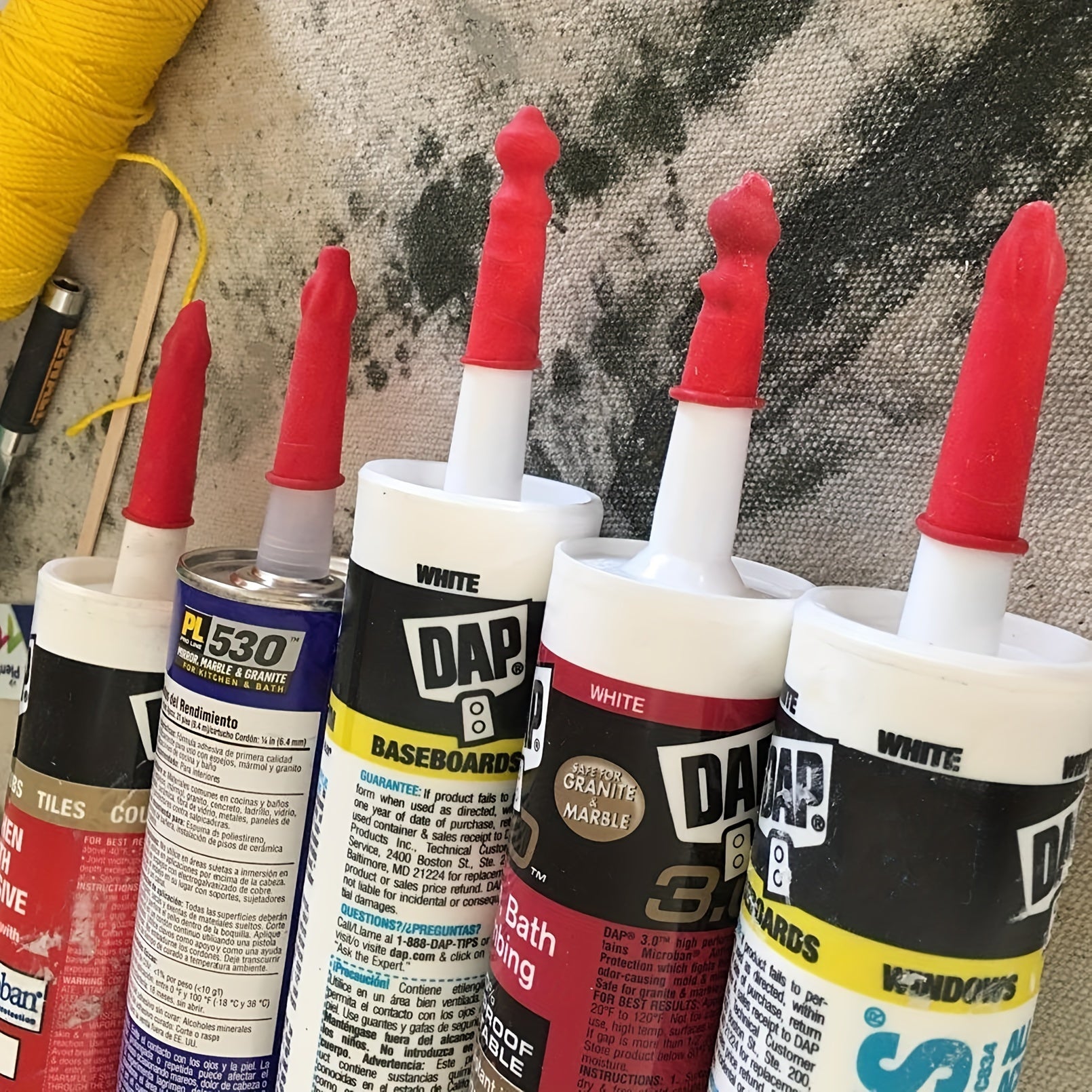 5pcs Reusable Caulk Covers for Sealing Preserving Cap Sealer