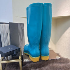 Women's High Top Rain Boots Waterproof & Wear-resistant