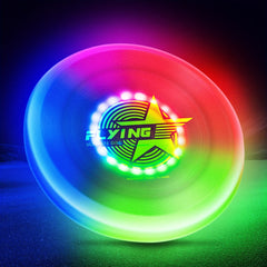 Glow In The Dark LED Flying Disc 7 Modes 7 Colors Waterproof