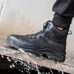 Rotary Buckle Safety Shoes Puncture Proof Work Shoes