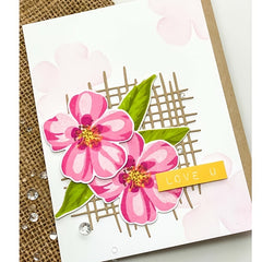 Grid Background Die Cuts Metal Cutting Dies Scrapbooking Paper Craft